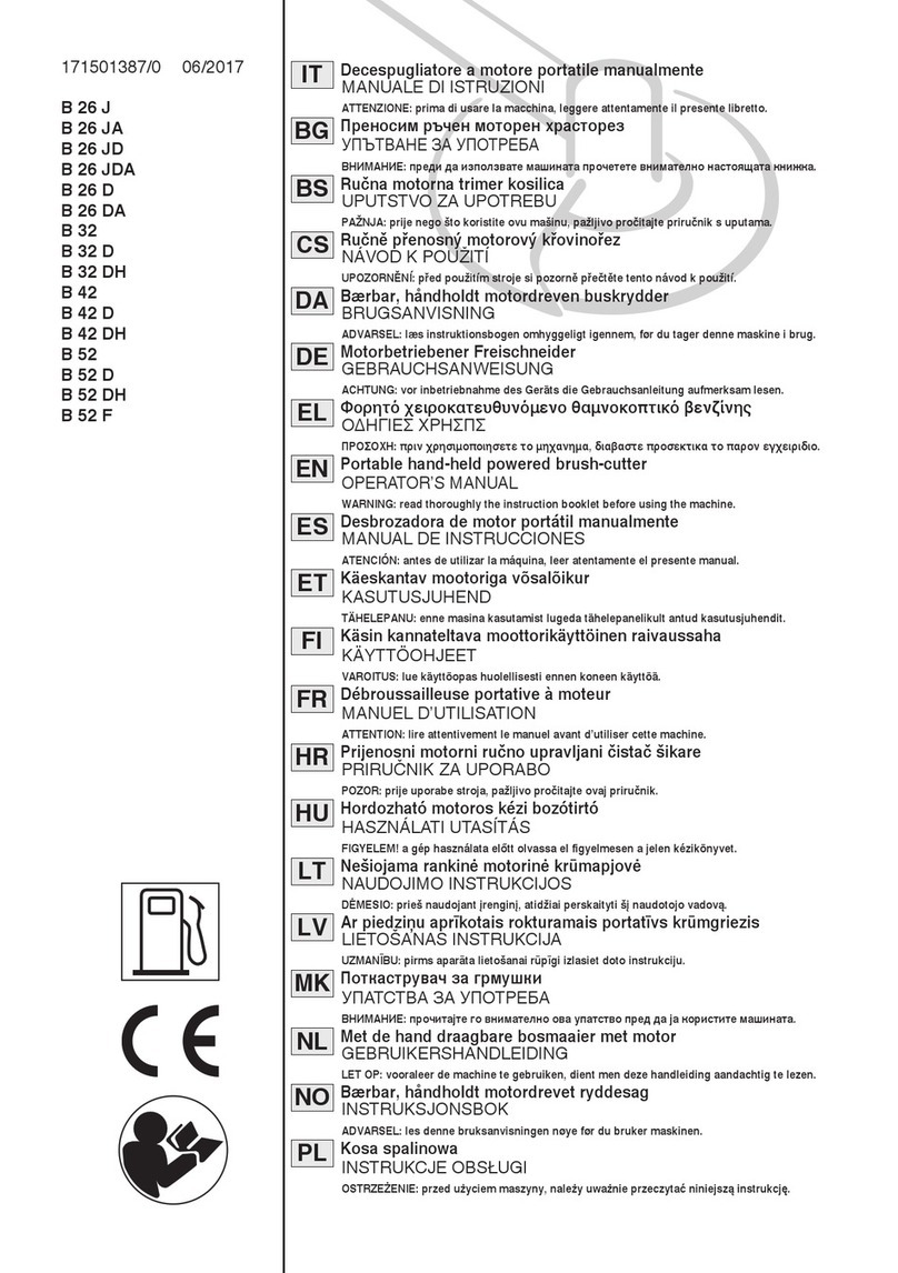 ST. SpA B 26 JA Operator's manual