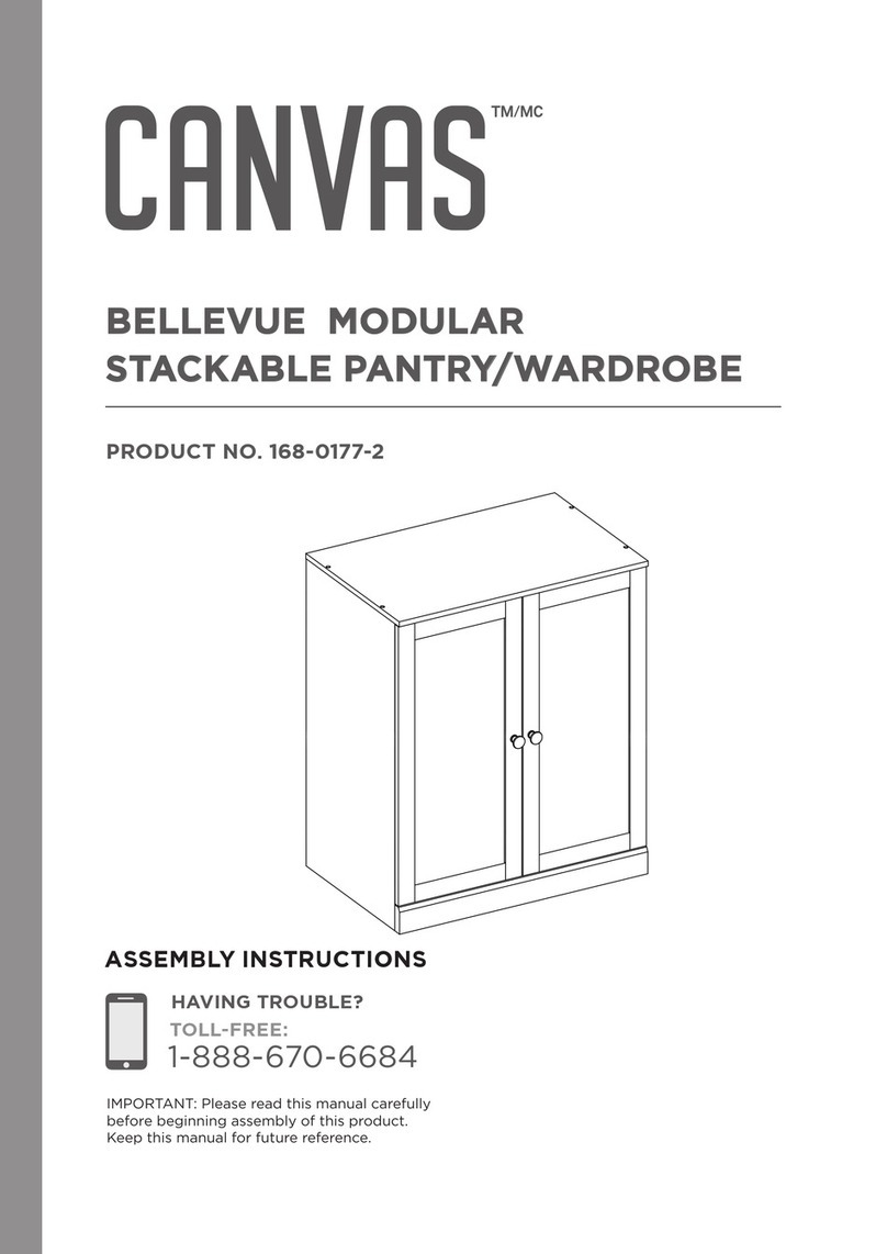 Canvas BELLEVUE 168-0177-2 User manual