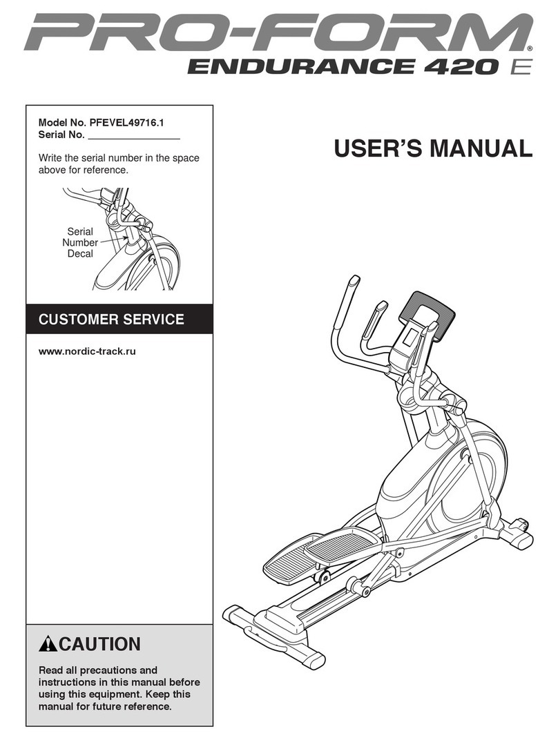 Pro-Form PFEVEL49716.1 user manual Pro-Form PFEVEL49716.1 user manual