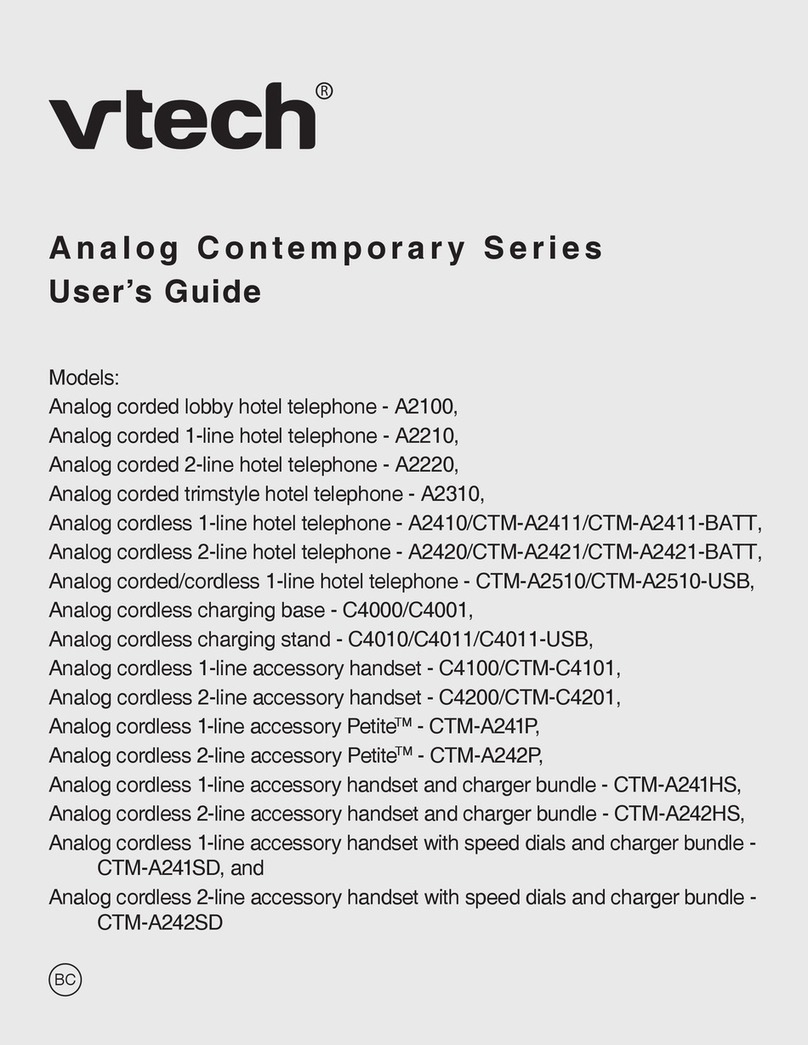 V-tech CTM-A2510-USB User manual
