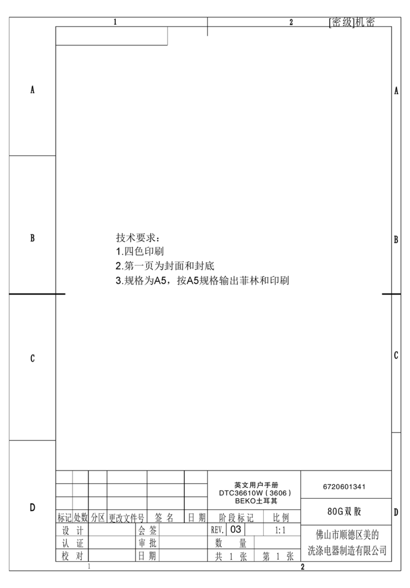 Beko DTC36610W User manual