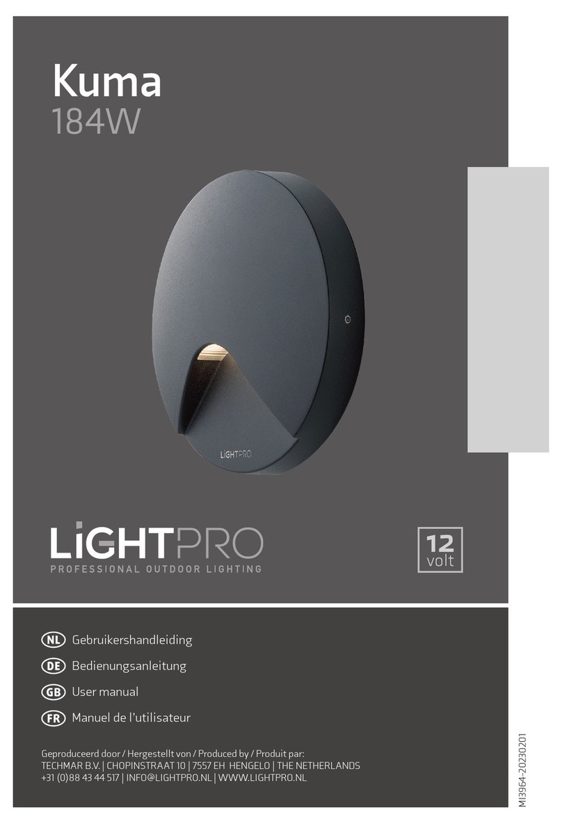 LightPro 184W User manual