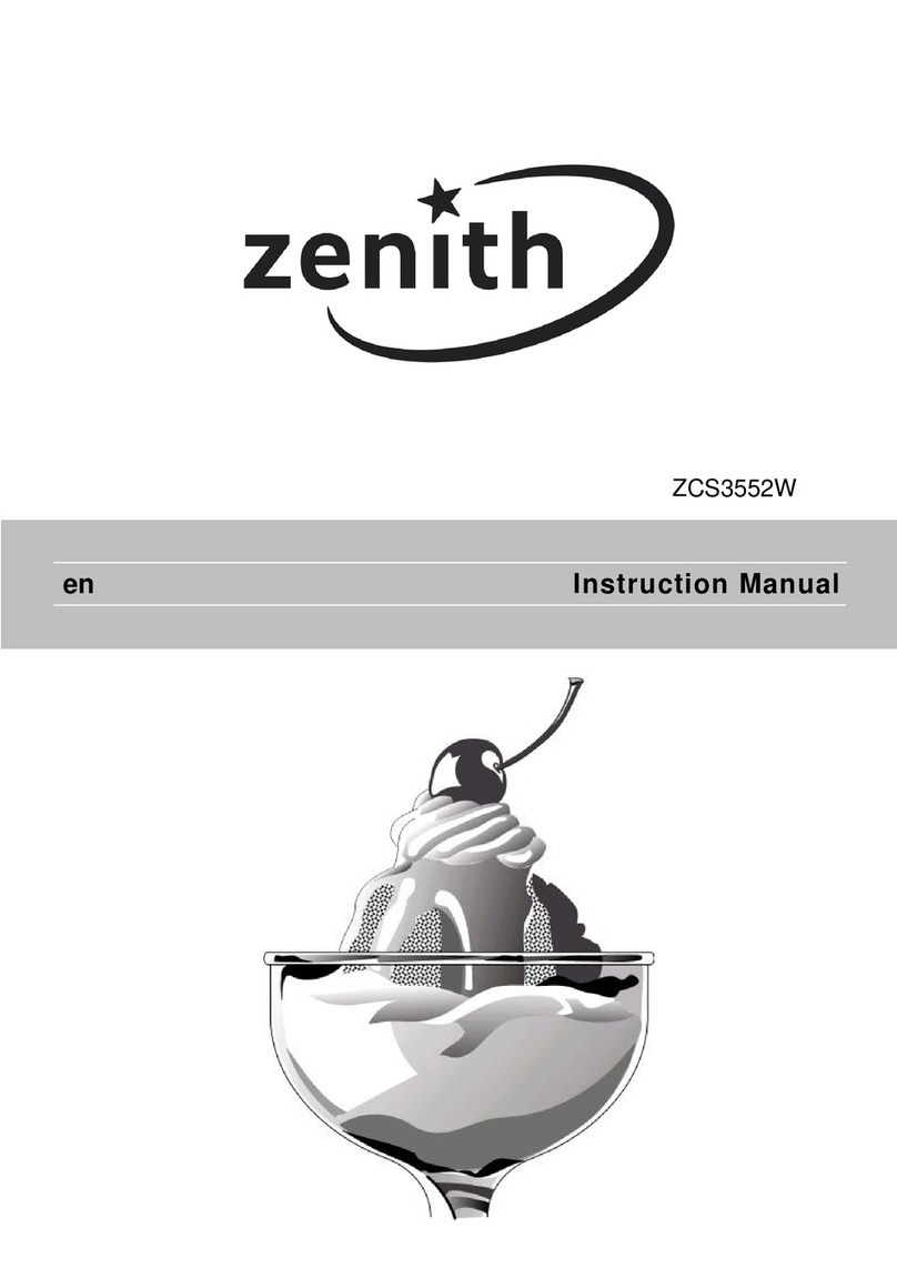 Zenith ZCS3552W User manual