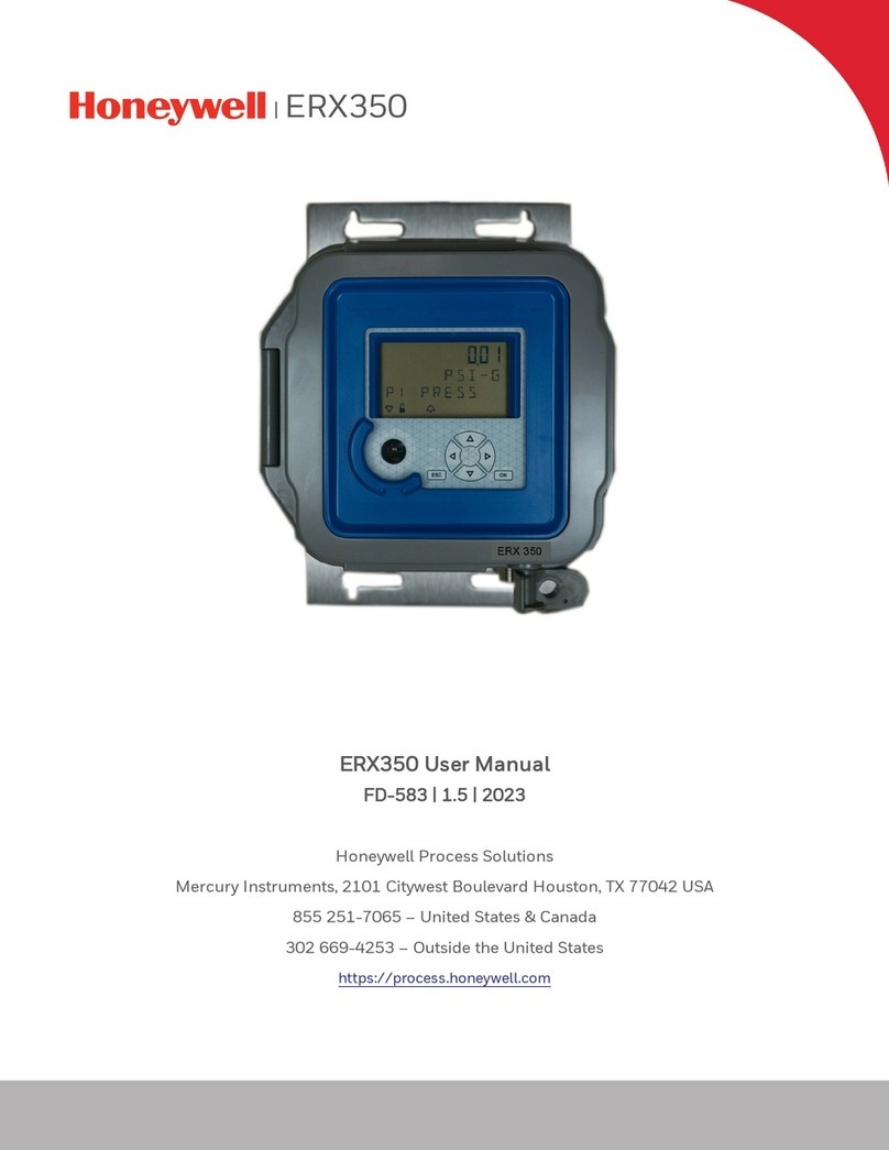 Honeywell ERX 350 User manual