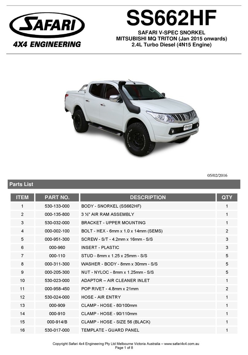 SAFARI SS662HF manual