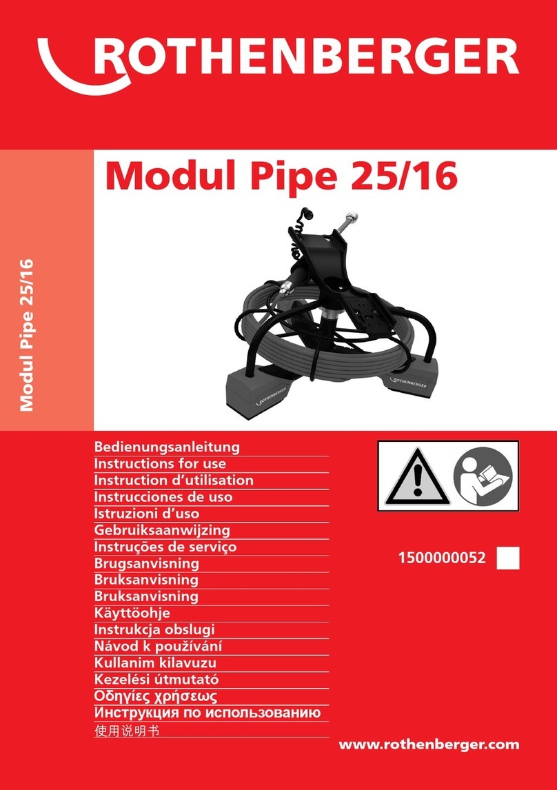 Rothenberger Modul Pipe 25/16 User manual