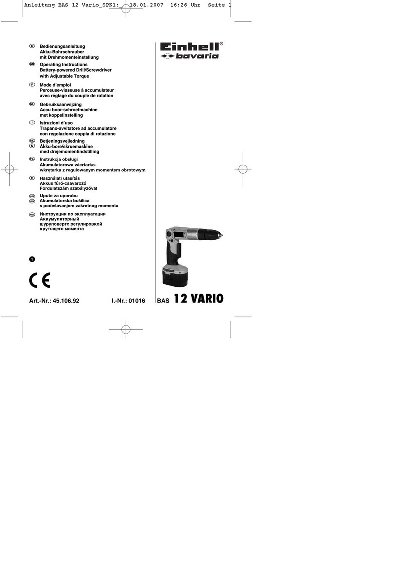 EINHELL Bavaria 45.106.92 User manual