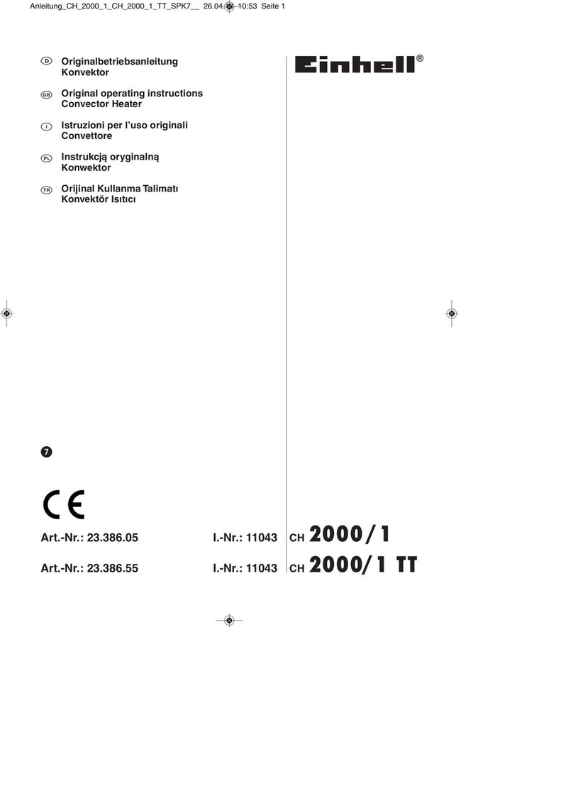 EINHELL CH 2000/1 User manual