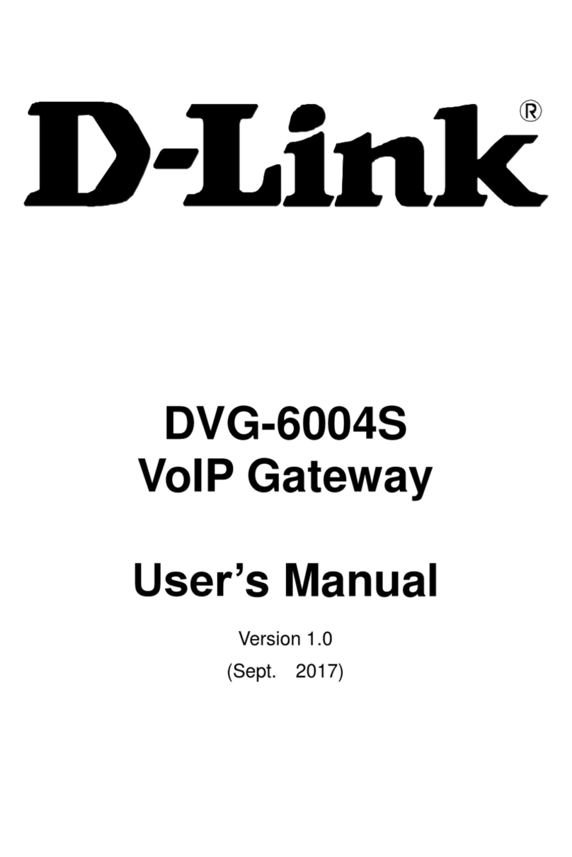 D-Link DVG-6004S User manual D-Link DVG-6004S User manual