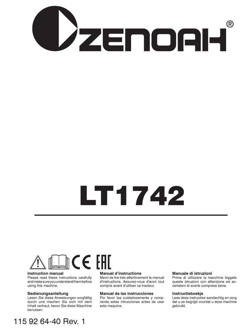 Zenoah LT1742 User manual