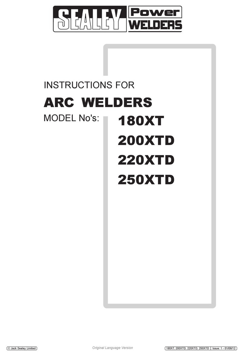 Sealey 180XT User manual