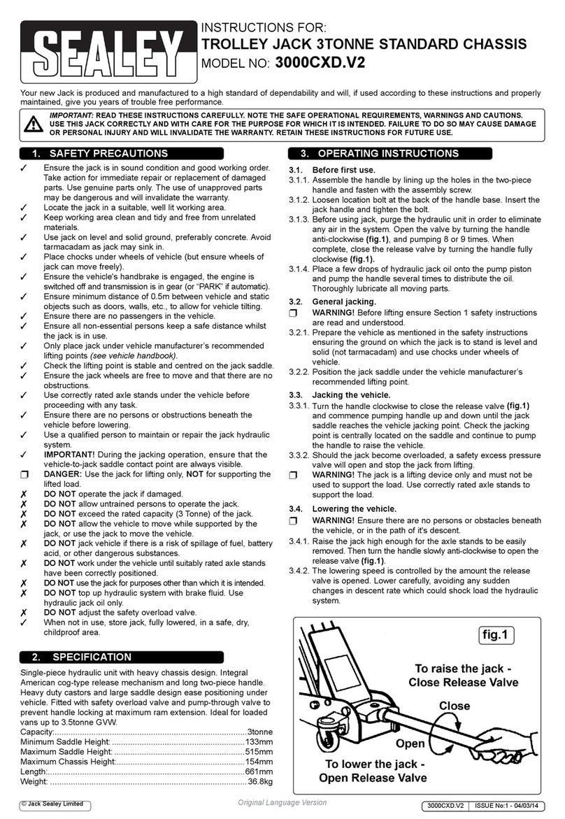 Sealey 3000CXd.V2 instructions Sealey 3000CXd.V2 instructions