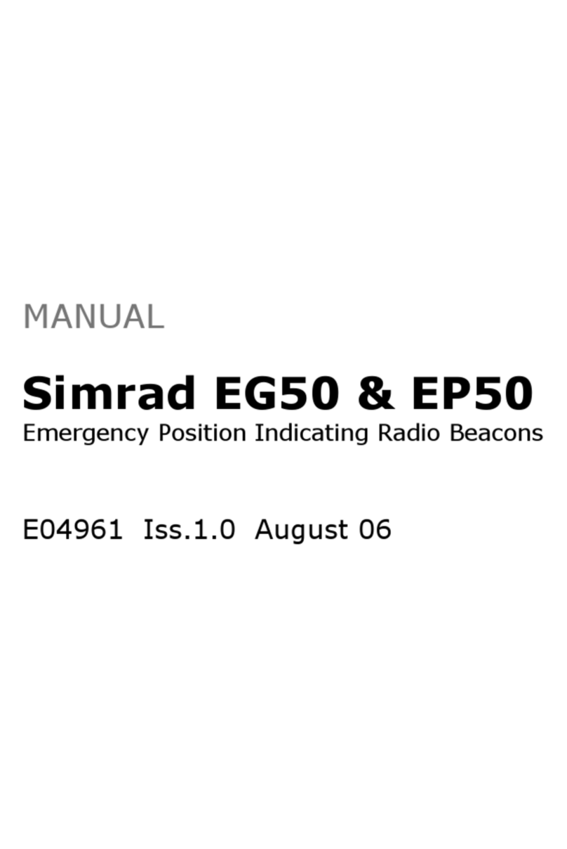mcmurdo Simrad EG50 manual