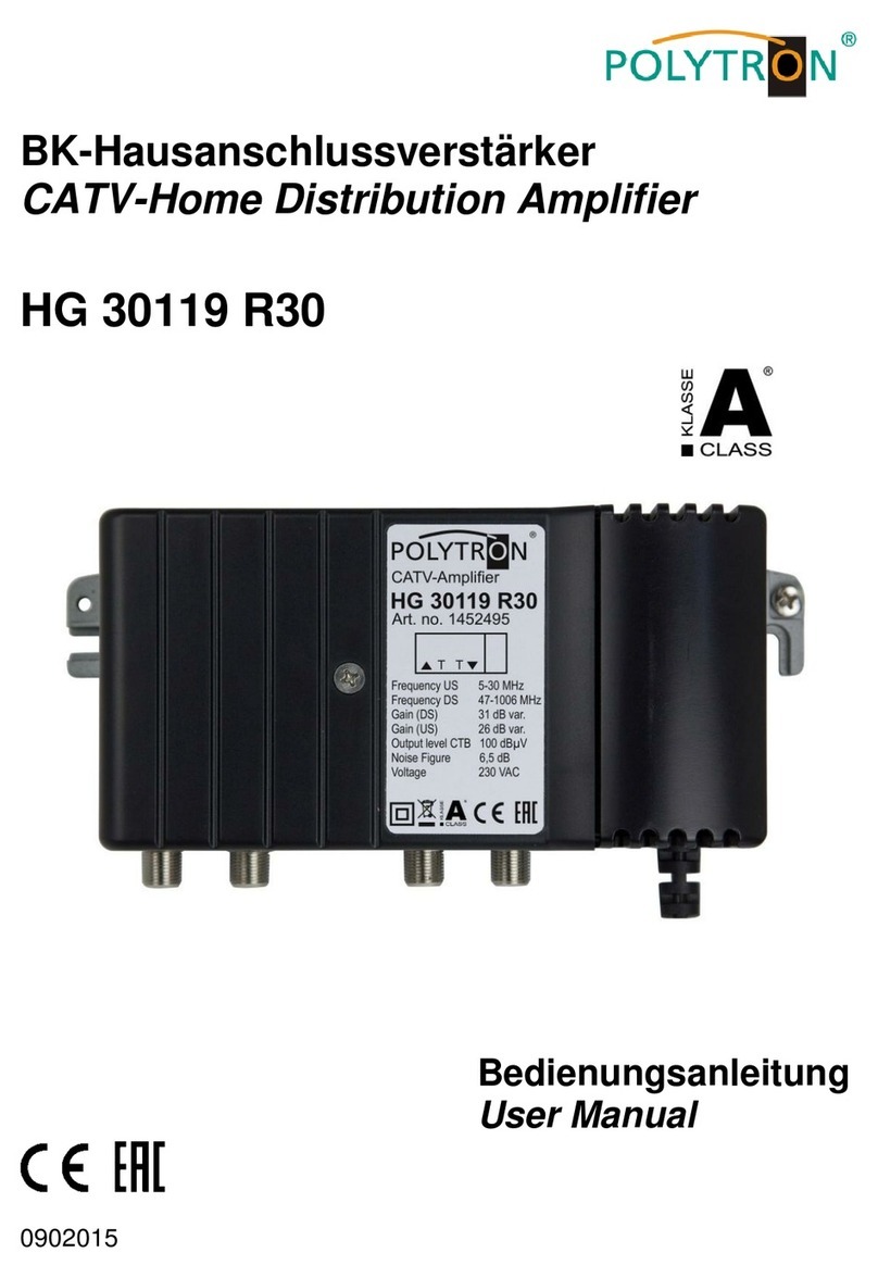 Polytron HG 30119 R30 User manual Polytron HG 30119 R30 User manual