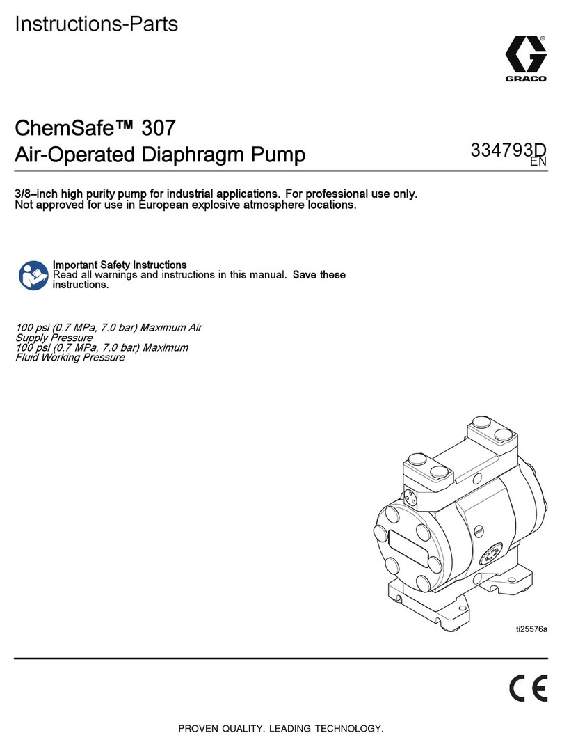 Graco ChemSafe 307 Instructions-parts list