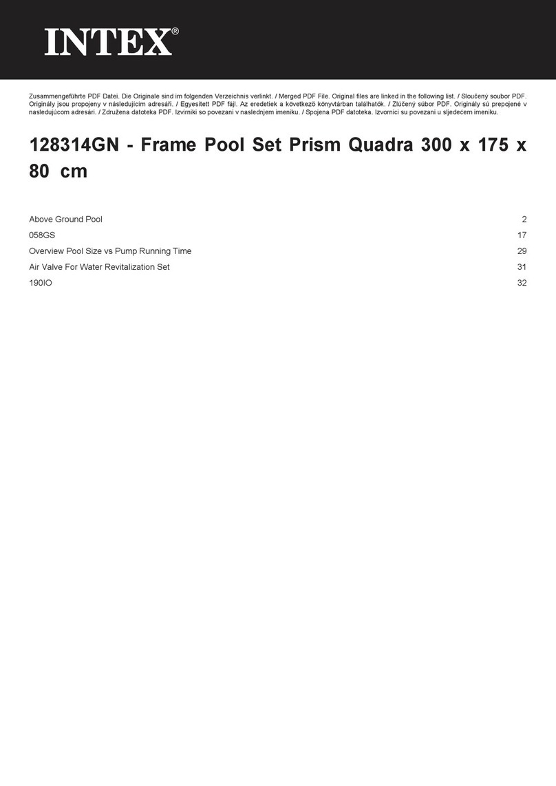 Intex Rectangular Ultra Frame 128314GN User manual