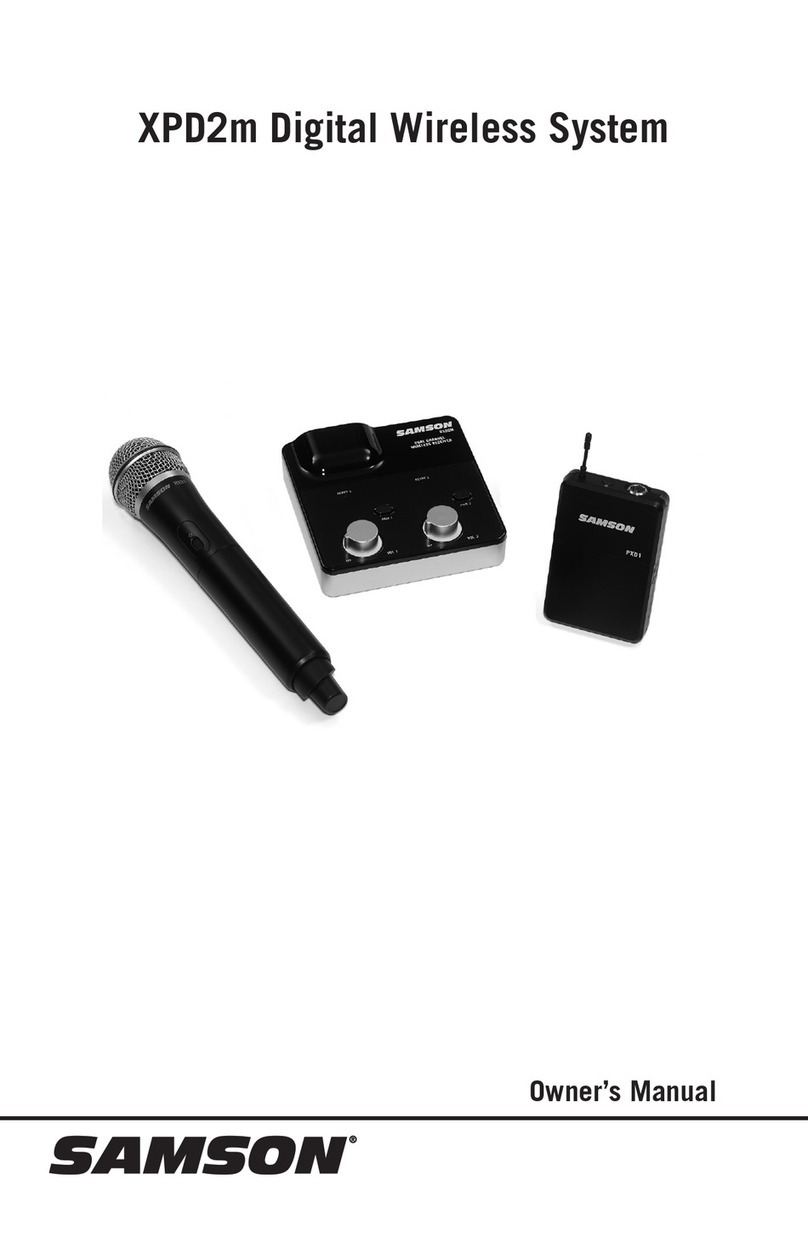 Samson XPD2m User manual