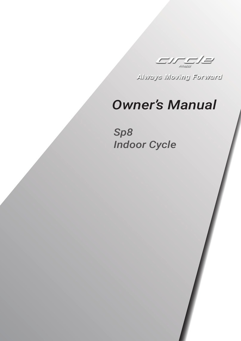 CIRCLE FITNESS Sp8 owner's manual