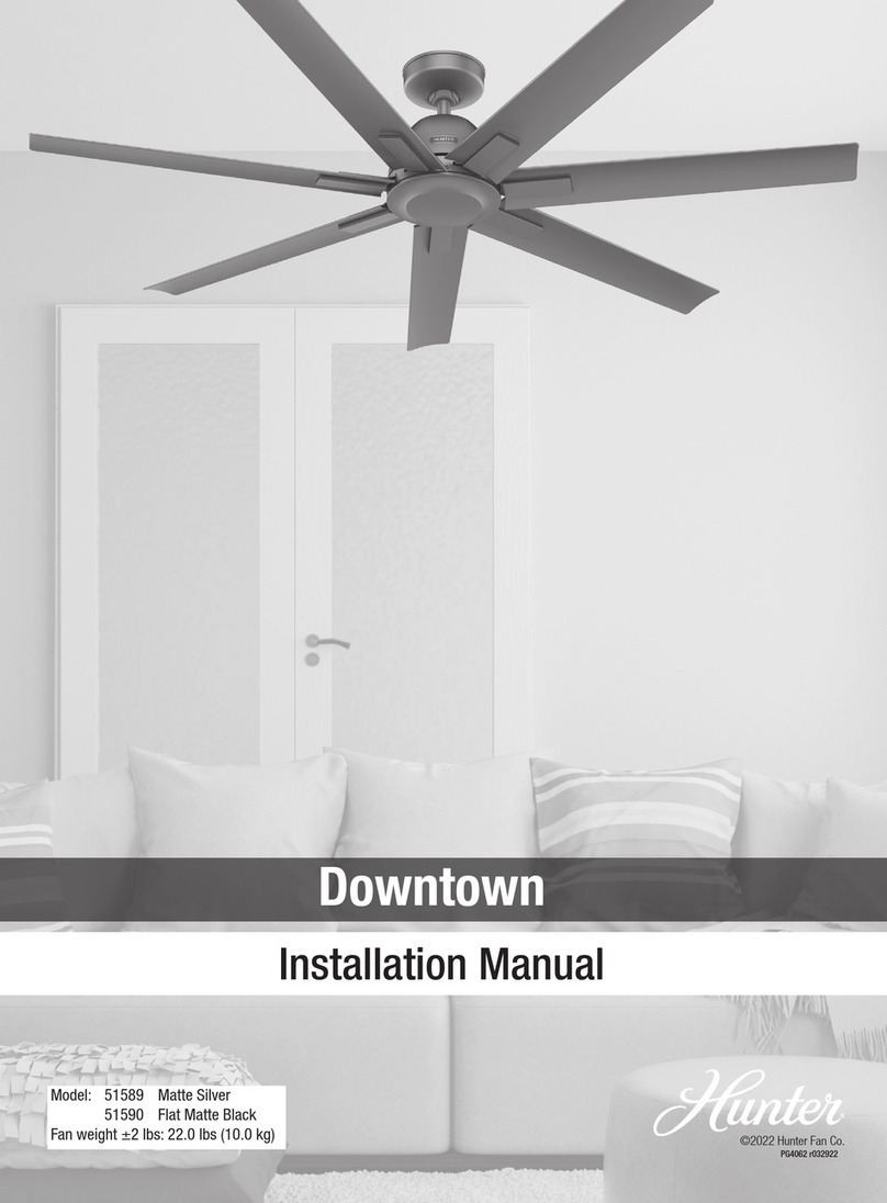 Hunter Downtown installation manual
