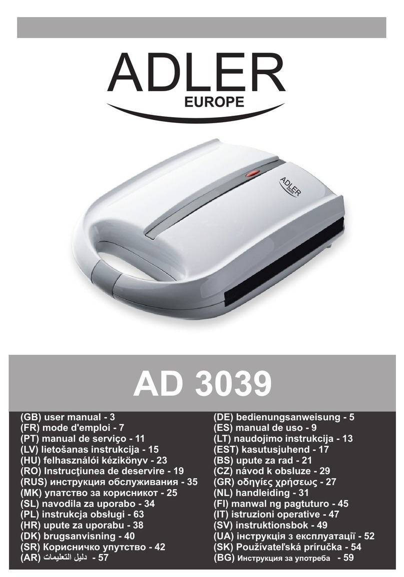Adler Europe AD 3039 user manual
