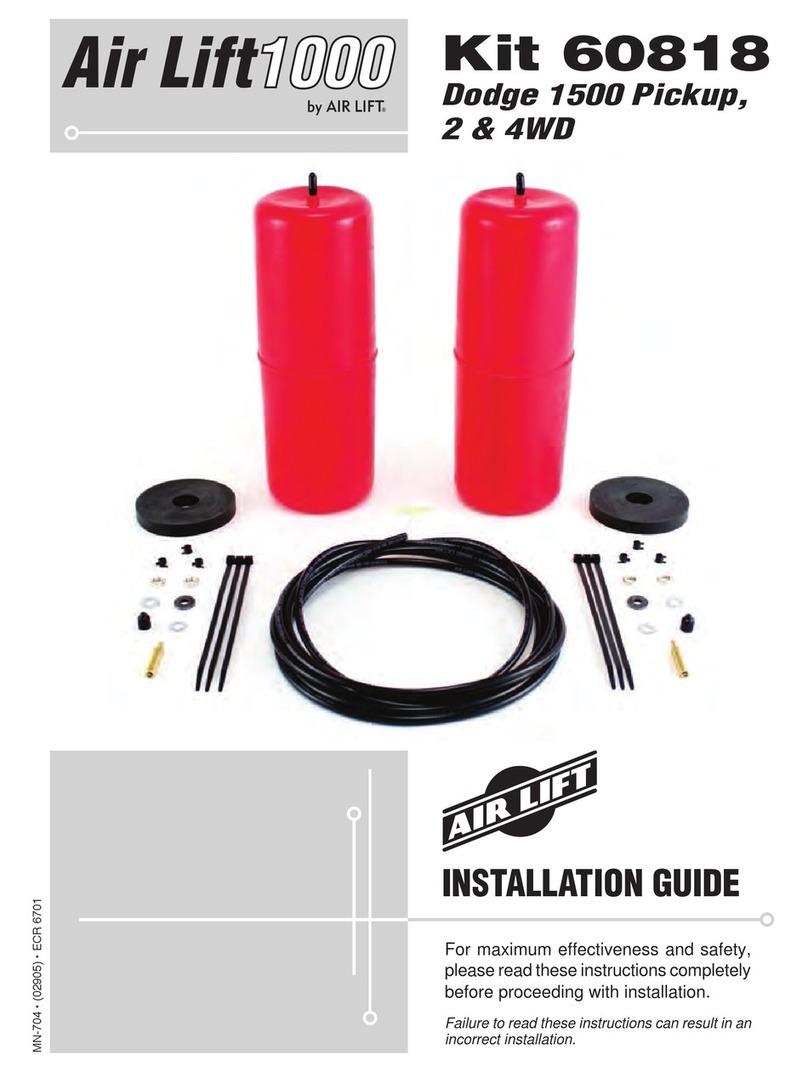 Air Lift Air Lift 1000 60818 User manual