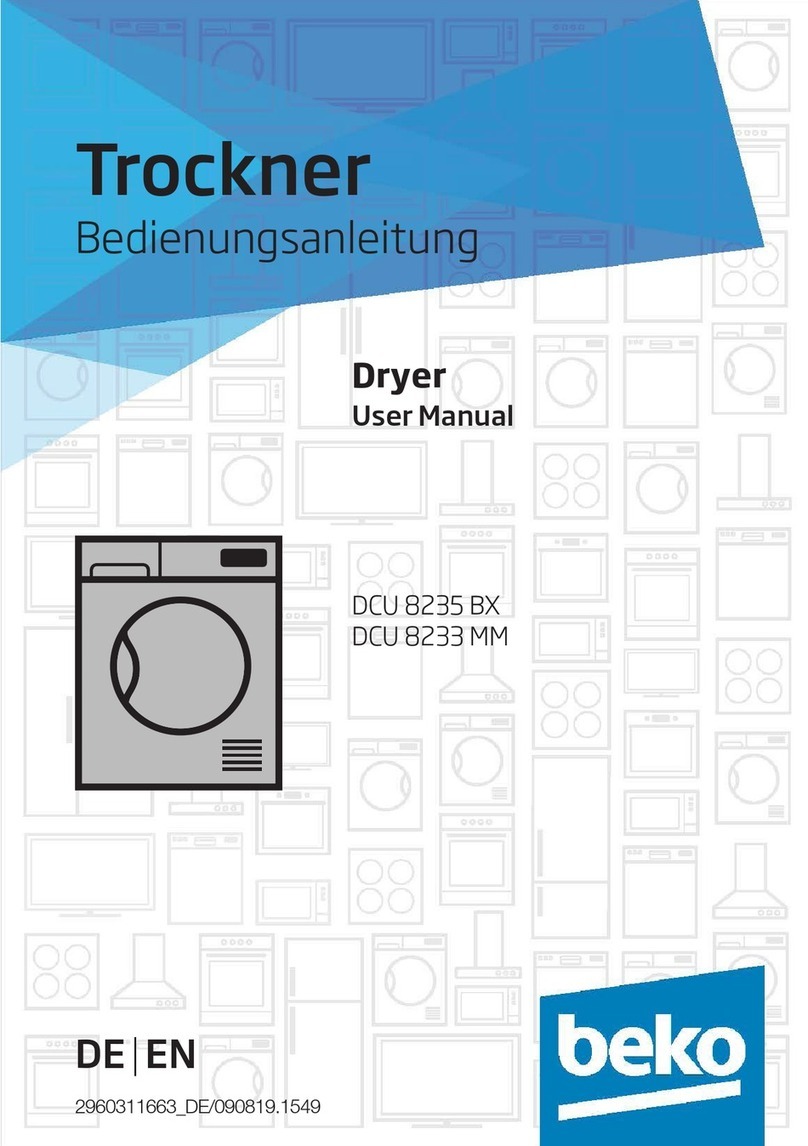 Beko DCU 8235 BX User manual