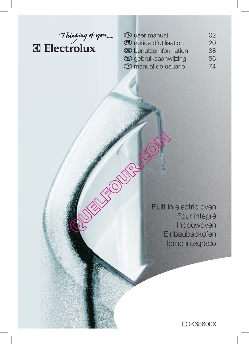 Electrolux EOK68600X user manual