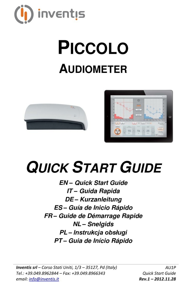 Inventis PICCOLO quick start guide