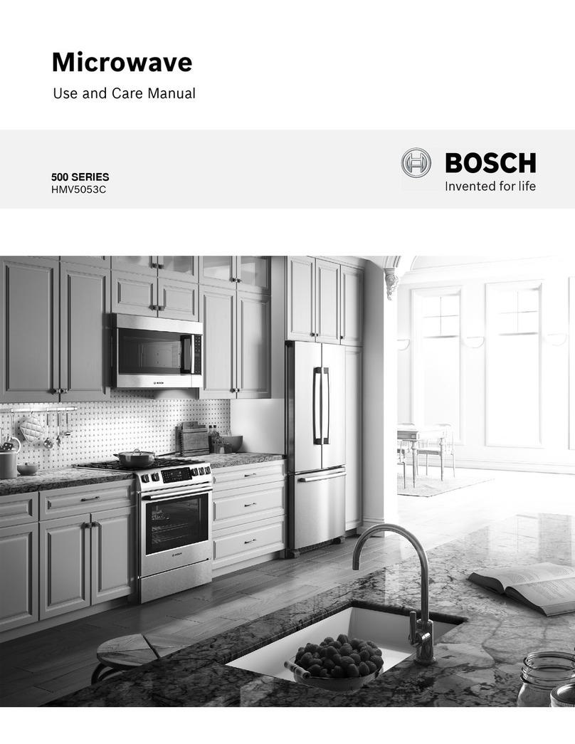 Bosch FAP-OC 500Series use and care manual