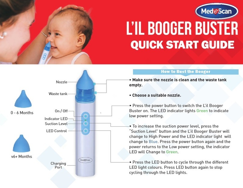 MedeScan L'il Booger Buster quick start guide MedeScan L'il Booger Buster quick start guide