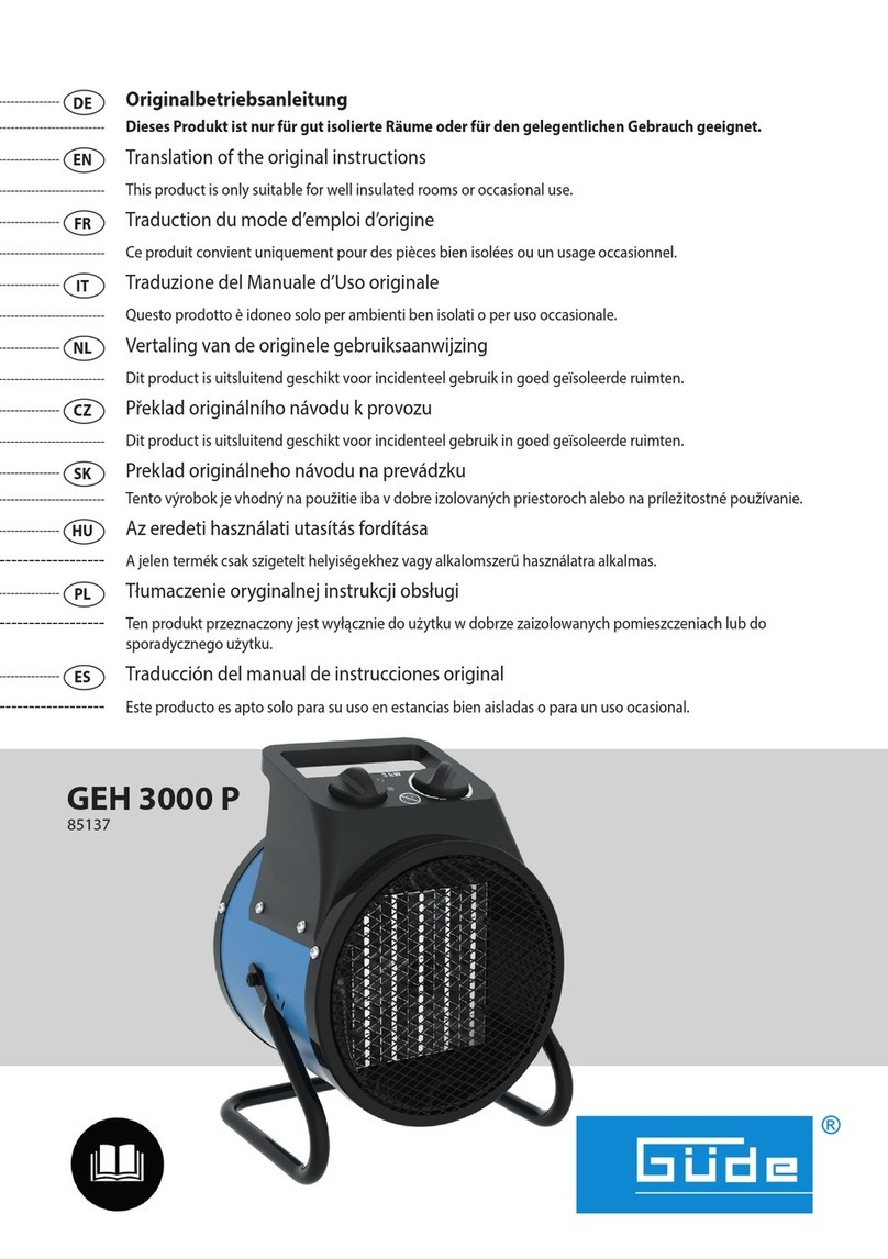 Gude GEH 3000 P Translation of the original instructions