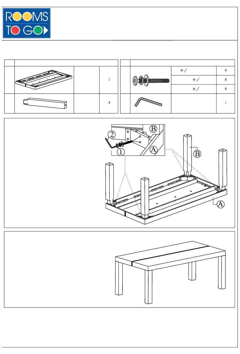 ROOMS TO GO WALDORF WA500T User manual
