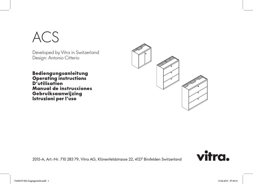 VITRA ACS 710 283 79 User manual