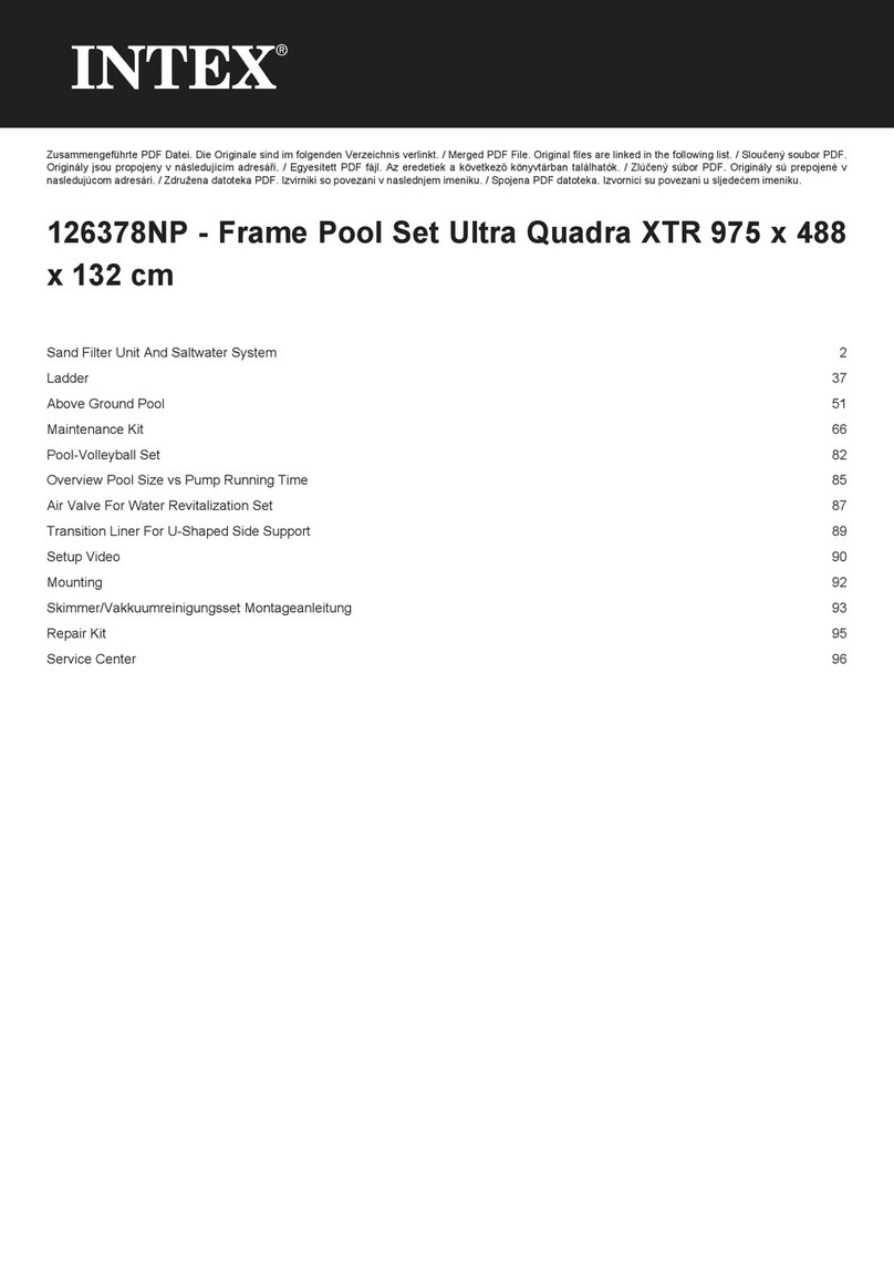 Intex FRAME 126378NP User manual