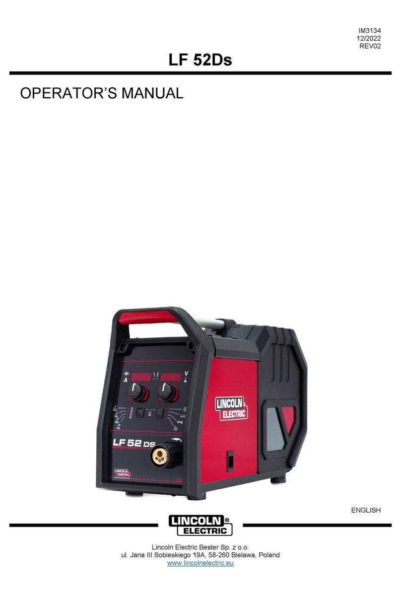 Lincoln Electric LF 52Ds User manual