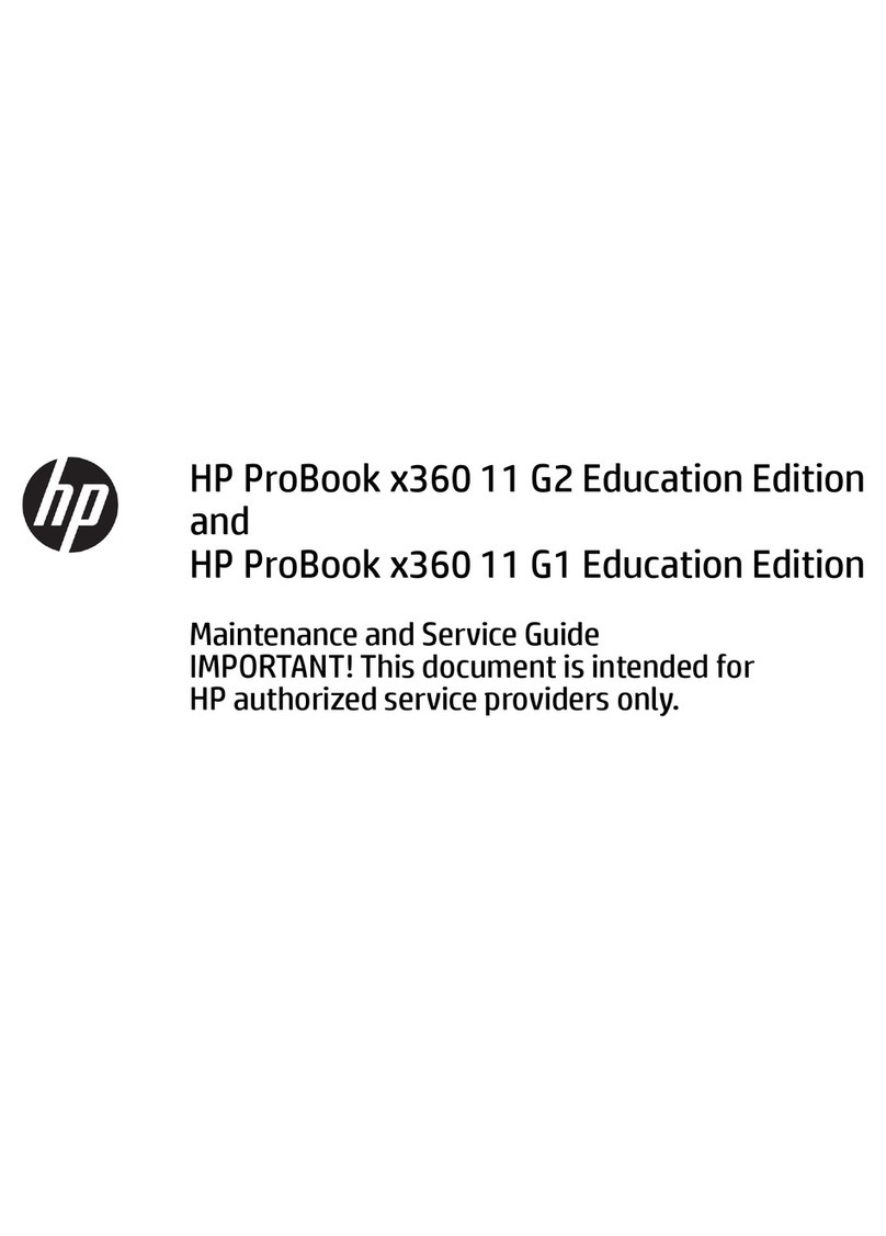 HP ProBook x360 11 G6 Education Edition User manual
