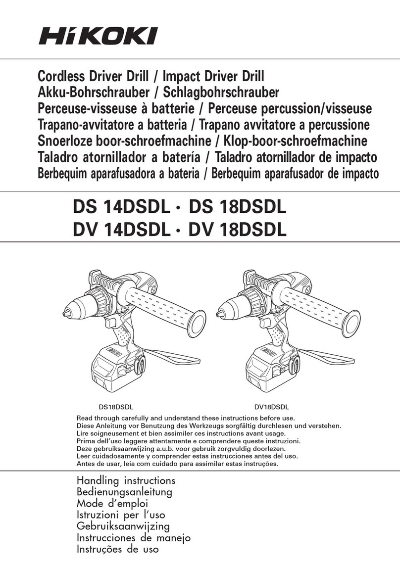 HIKOKI DV 14DSDL User manual