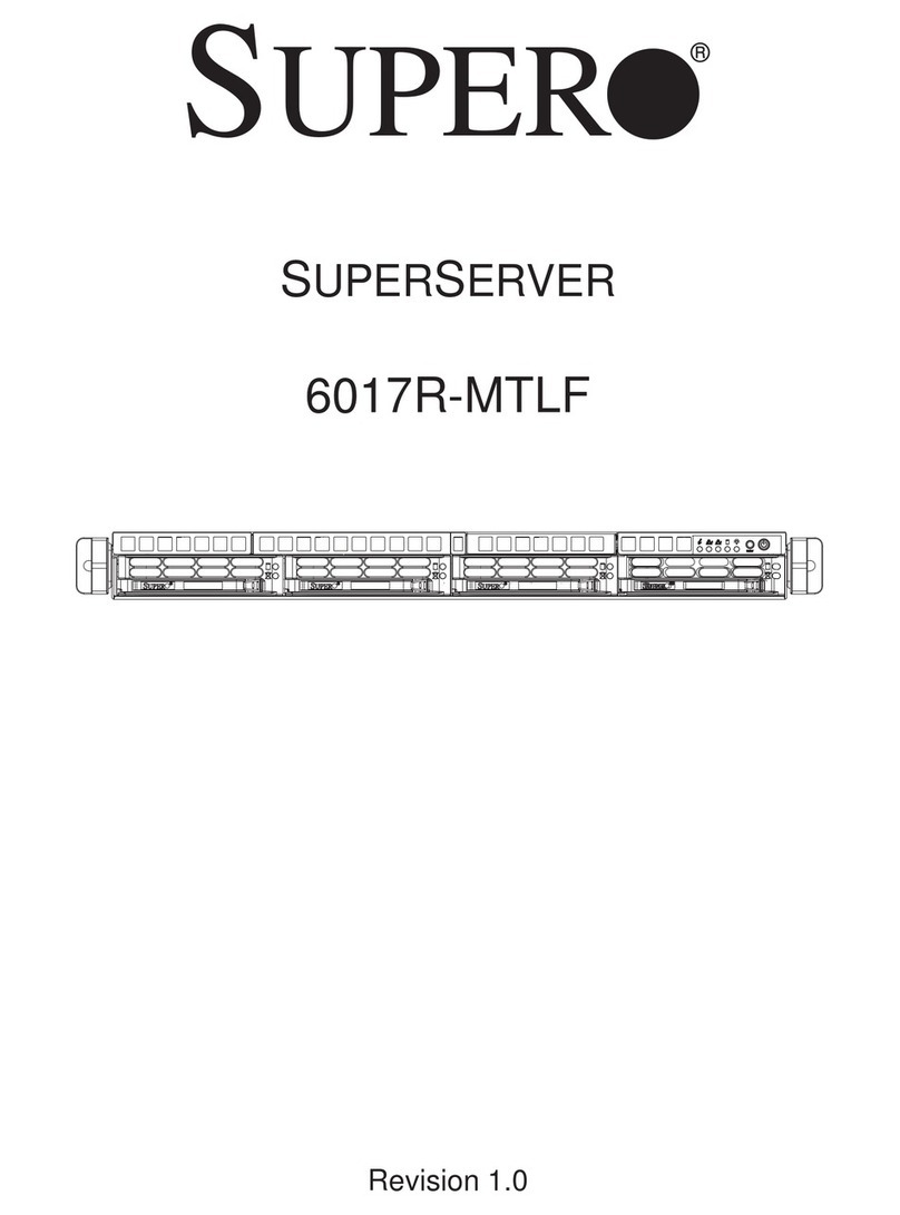 Supero SUPERSERVER 6017R-MTLF manual