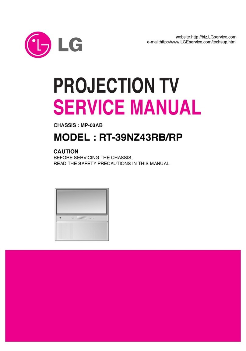 LG RT-44A85 Series User manual