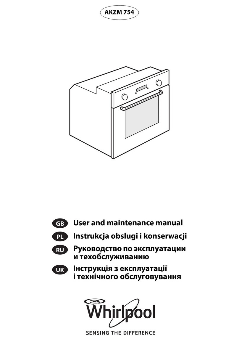 Whirlpool AKZM 754 User and maintenance manual