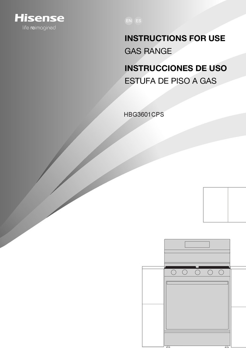 Hisense HBG3601CPS User manual