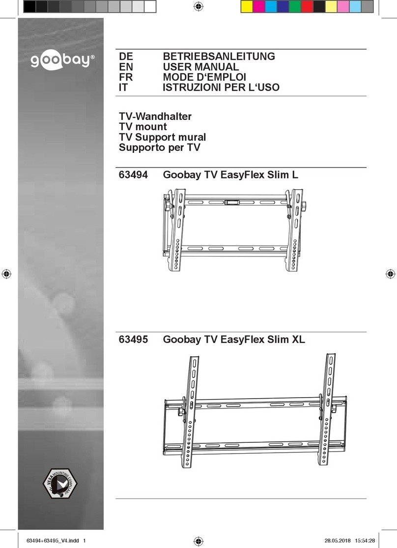 Goobay TV EasyFlex Slim XL user manual