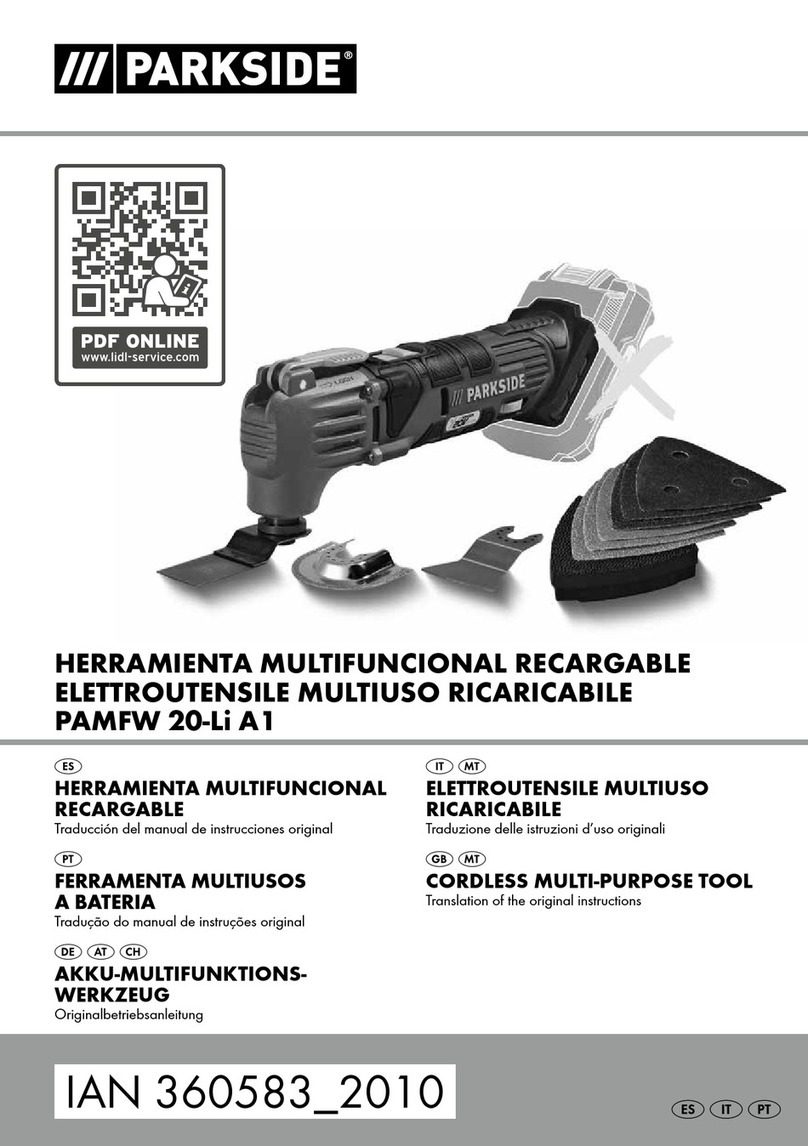 Parkside 360583 2010 Translation of the original instructions