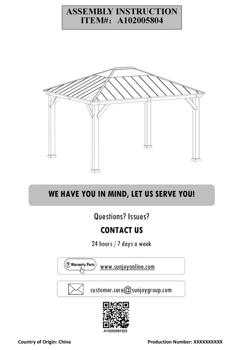 Sunjoy A102005804 User manual