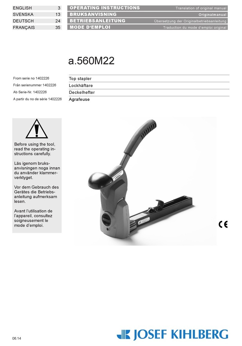 Josef Kihlberg a.560M22 User manual
