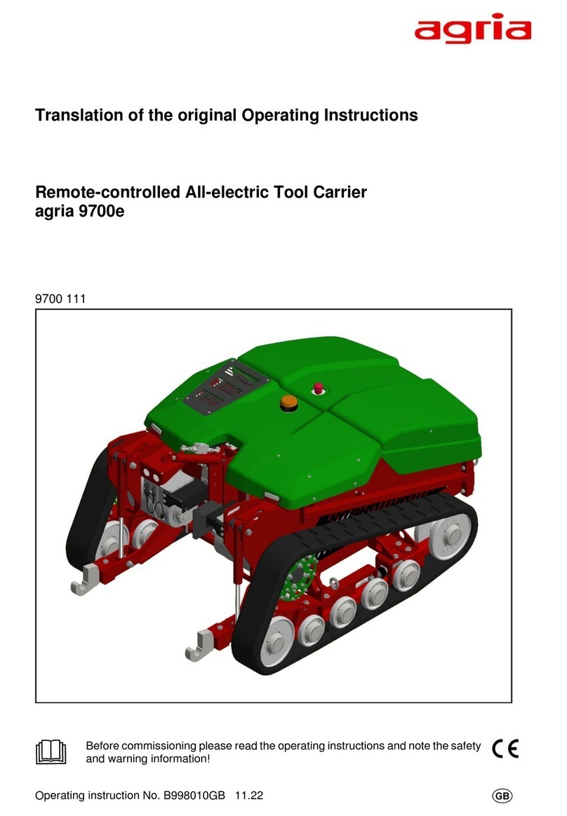 Agria 9700e Translation of the original operating instructions