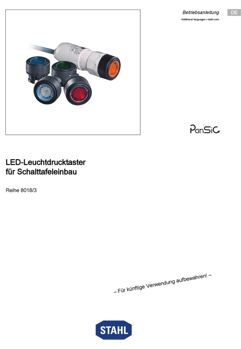 Stahl 8018/3 Series operating instructions