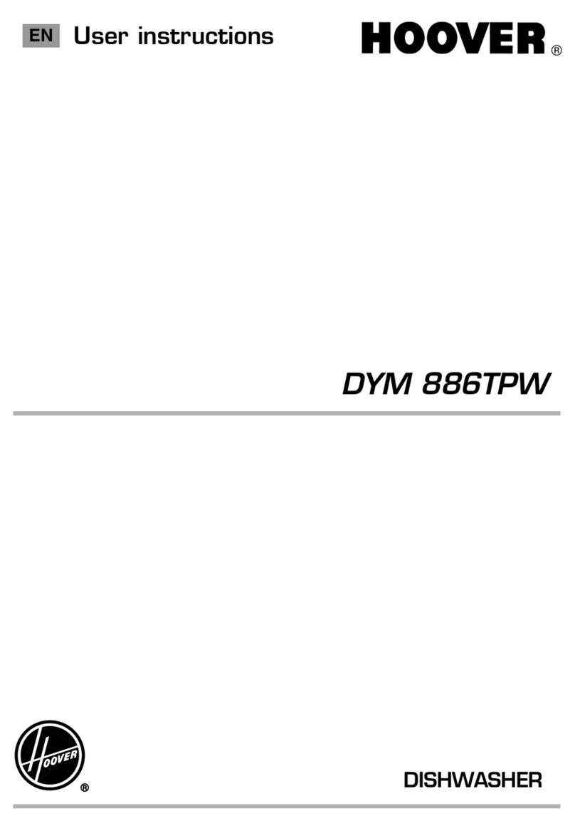 Hoover DYM 886TPW User manual