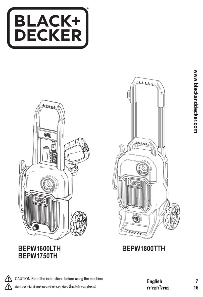 Black & Decker BEPW1600LTH User manual