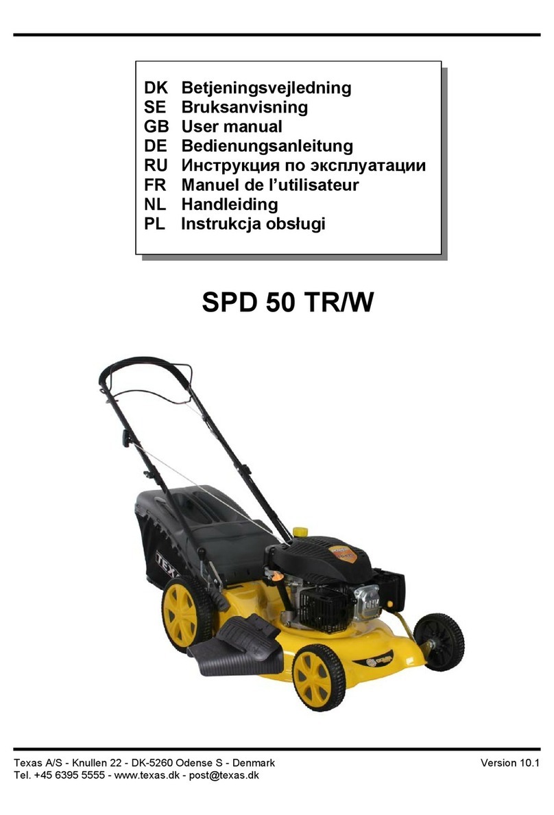 Texas SPD 50 TR/W User manual